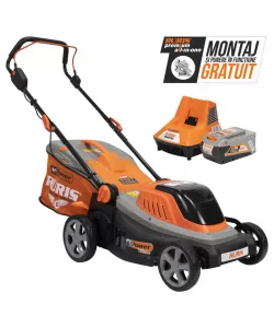 Masina de tuns gazon pe acumulator RURIS RXI 4345e {contine acumulator+incarcator}